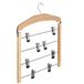 Merkloos 2x rokhanger meervoud - broekhanger - kledinghanger - antislip - klerenhanger
