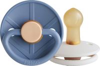 FRIGG Little Viking Fopspeen - 0-6 Mnd - 2 stuks - Ocean View/Cream