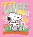 Pinda's Peanuts Verjaardagskaart Snoopy Gorgeous Wife On Your Birthday Leuke Nostalgische Verjaardagskaart Klassieke TV Cartoon Illustratie