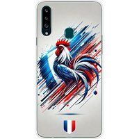 Samsung Galaxy A20s Bedrukt siliconen hoesje Coq francais
