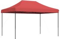 vidaXL Partytent 279 x 410 x 315 cm Bordeauxrood Oxford Stof