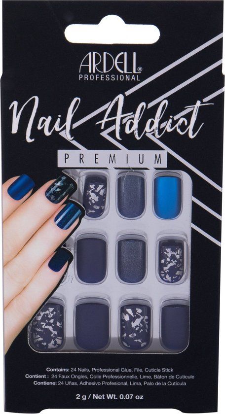 Ardell Nail Addict Premium Set (Matte Blue)