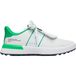G/FORE G.112 Saddle Stripe Kiltie Hybrid Chaussures de golf hybrides pour femme, blanc/vert