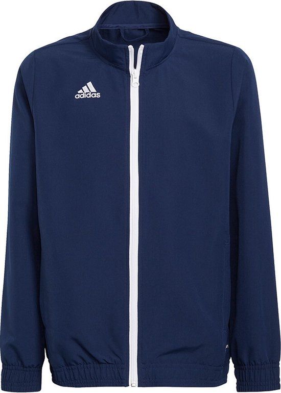 adidas Entrada 22 Presentation Jacket Youth Blauw 164