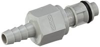 NeoLab 2-0804 Stekkertuit met afsluiting, 1/4 inch, PP, Vaderdeel 6,5 mm diameter
