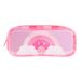 Tinc Leuke roze transparante PVC schooletui | Reizen & Cosmetische tas (MAPVPCPK)