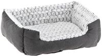 Ferplast Sweetie 55 - Hondenmand - Kattenmand - Grijs/Wit - Imitatiebont/Katoen/Pluche