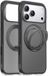 TORRAS Hoesje Geschikt voor Apple iPhone 17 Pro Max - Ostand O3 Air Spin - Compatibel met MagSafe / Qi2 - Back Cover met Magneet - 360° Draaibare Ring Standaard - Zwart