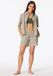 SCHIESSER Pyjama ' Selected Premium ' beige / olijfgroen / offwhite