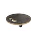 Amig - Rolbaar laadplatform - Rond rolplatform - 4 antislipmatten - Ø30 cm - Max. belasting: 100 kg - 4 wielen: 2 met remmen - Multiplex - FSC-gecertificeerd - Zwart