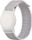 By Qubix Qubix AirTag Nylon Loop Bandje S/M Grijs