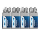 Philips Ultra 9V alkalinebatterijen, 6LR61 - voor rookmelders en radio's, 20 stuks