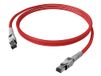 EasyLan VarioBoot patchkabel Cat.6A, S/FTP, rood, 3 m