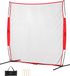 VEVOR Barricade Backstop Net, 93.7" x 42" x 84" Balsportbarrièrenet, Draagbare Oefenapparatuur met Draagtas, Beschermend Scherm voor Honkbal, Softbal, Lacrosse, Voetbal, Hockeytraining