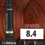 Femmas Haarverf (8.4) Licht Koperblond Crème 100ml