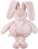 Nattou Lapidou Knuffel konijn - 30 cm - Poederroze