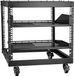 Vevor 9u Serverrack Open Frame Netwerkkast Netwerkbehuizing 584,2-1016 Mm