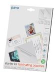 Pavo - Lamineerfolie/lamineerhoezen Starterspakket 2x75 micron, 55 stuks - verschillende maten, hoogglans