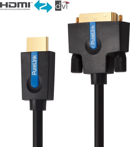 PureLink Pure PURE CS1300-030 2K High Speed HDMI / DVI-adapterkabel - 3,00 m