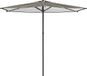vidaXL Tuinparasol Rechthoekig 2,7 x 2,7 m Polyester Zwart en Wit