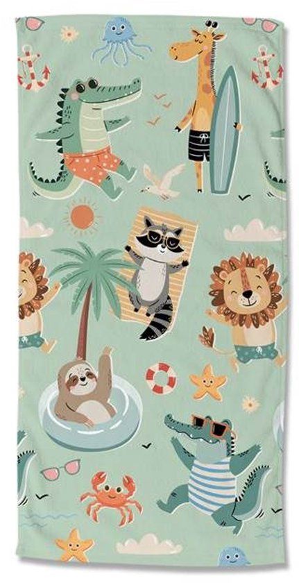 Good Morning Soleil Strandlaken - 75x150 cm - Green