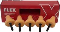 FLEX - PK-O 35 HEX VE5 - Polishing Cone for FLEX PXE80 - Orange - Soft 5-PACK