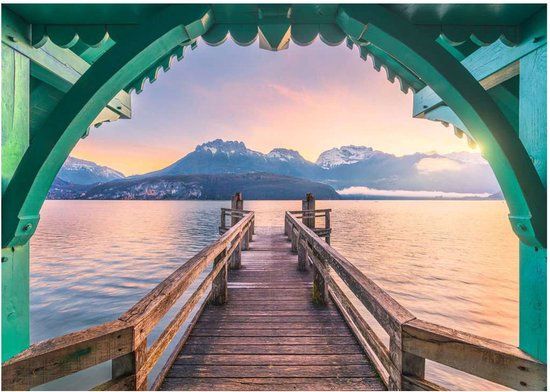 Ravensburger Legpuzzel Footbridge at Lac d'Annecy - 1000 Stukjes