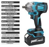StarTech Accu slagmoersleutel 21V 1200 Nm borstelloze motor 1,27 cm vierkantopname inclusief accu