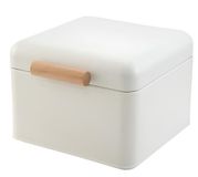 FORNOR 28281 – Boîte en métal blanc, 20 x 20 x 14 cm