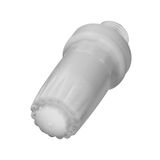 Riegler Lawaai-marme ronde mondstuk, M12x1,25, veiligheidsmondstuk standaard uitvoering, ABS kunststof, lengte 55,0 mm, buitendiameter mondstuk: 19 mm