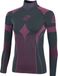 Bogotto Heidy Hiver T-shirt fonctionnel à manches longues pour femmes, gris/rose, XS/S