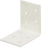 Alberts 846497 hoekverbinder | verzinkt, witte kunststof coating | 50 x 50 x 40 mm | set van 50