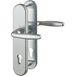 HOPPE 3894564 Verona-Ö-norm veiligheidskrukgarnituur, aluminium roestvrij stalen effect, afstand 88 mm, profielcilinder, 62-72 mm deurdikte, klasse 3