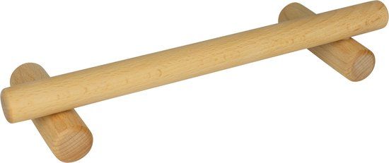 QUVIO Wandrek van hout - 30 cm - Bruin
