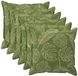 vidaXL - Kussensloop - 6 stuks - Houten Blad Design - 70 x 70 cm - Polyester