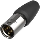 Neutrik NC3MX1-TOP XLR-connector Stekker, recht Aantal polen: 3 Mono Zilver 1 stuk(s)