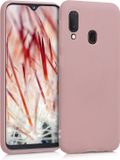 kwmobile telefoonhoesje geschikt voor Samsung Galaxy A20e - Back cover in winter roze