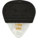 Fender Mojo Grip Guitar Picks, Celluloid, Thin, 3-Pack, White Moto