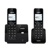 VTECH CS2001, Draadloze telefoon met twee handsets, Zwart