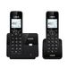 VTECH CS2001, Draadloze telefoon met twee handsets, Zwart