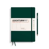 Leuchtturm Composition Hardcover B5 Notitieboek Forest Green Blanco 219 Pagina's