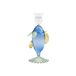 & klevering Bougeoir Poisson Bleu Verre borosilicaté