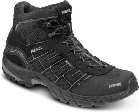 MEINDL Quebec Mid GTX Wandelschoen - Zwart/Zilver - Heren - Maat 44.5