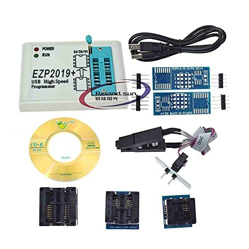 Reland Sun EZP2019 High Speed USB SPI Programmeur Getest Base Ondersteuning voor Blok 24 EEPROM, voor 25 Flash 93 EEPROM (EZP2019 6 ADAPTER)