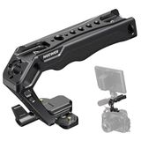 Neewer NATO Top Handle Kit met Quick Release NATO Klem, 48 mm Mini NATO Rail, Ergonomische Siliconen Grip, Koude Schoenen, 1/4" threads, 3/8" voor ARRI, Compatibel met SmallRig Camera Cage, CA103
