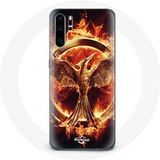 Maniacase Hoesje voor Huawei P30 Hunger Games Film Logo