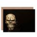 Wee Blue Coo KAART GROETING CREEPY GOTHISCH ROOKY SKULL FACE GEWIED GIFT