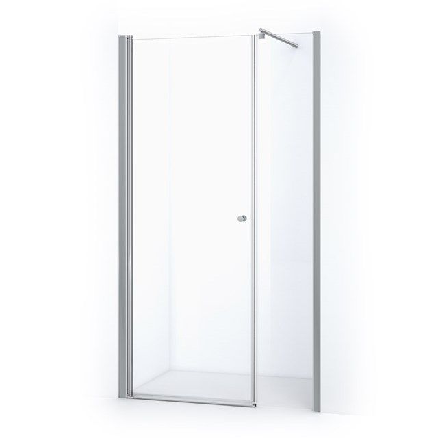 Maxaro Douchewand met Draaideur Zircon Comfort 115cm Chroom