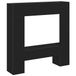 VidaXL Haardombouw 81x18x82 cm spaanplaat noir chêne