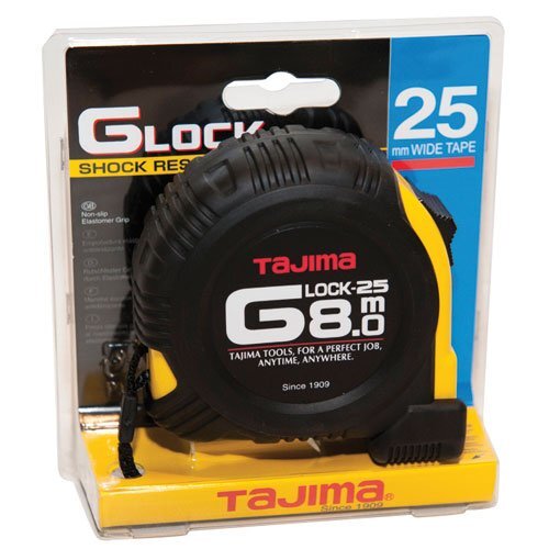 Tajima G5P80MY bandmaat, schokbestendig, 8 m x 25 mm